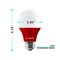 Luxrite A19 LED Red and Green Light Bulbs 8W 60W Equivalent E26 Base LR21492 LR21495-1PC - alternate 7